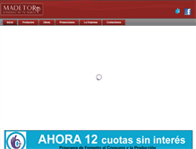 Tablet Screenshot of madetor.com.ar